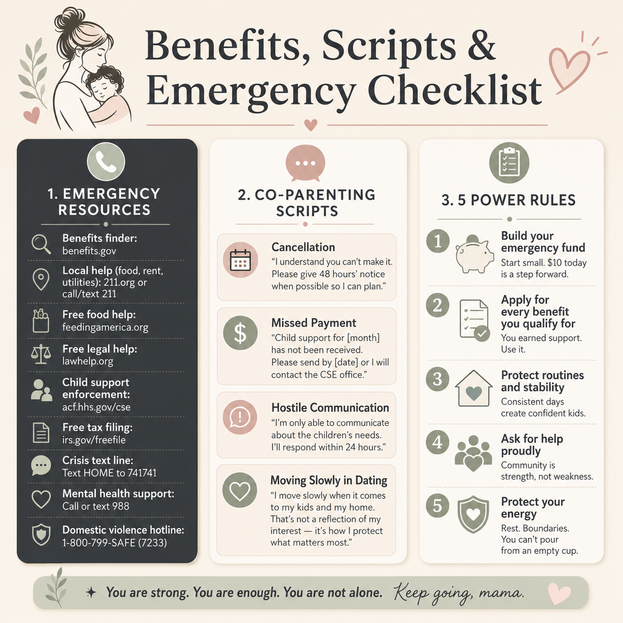 Government benefits and resources preview