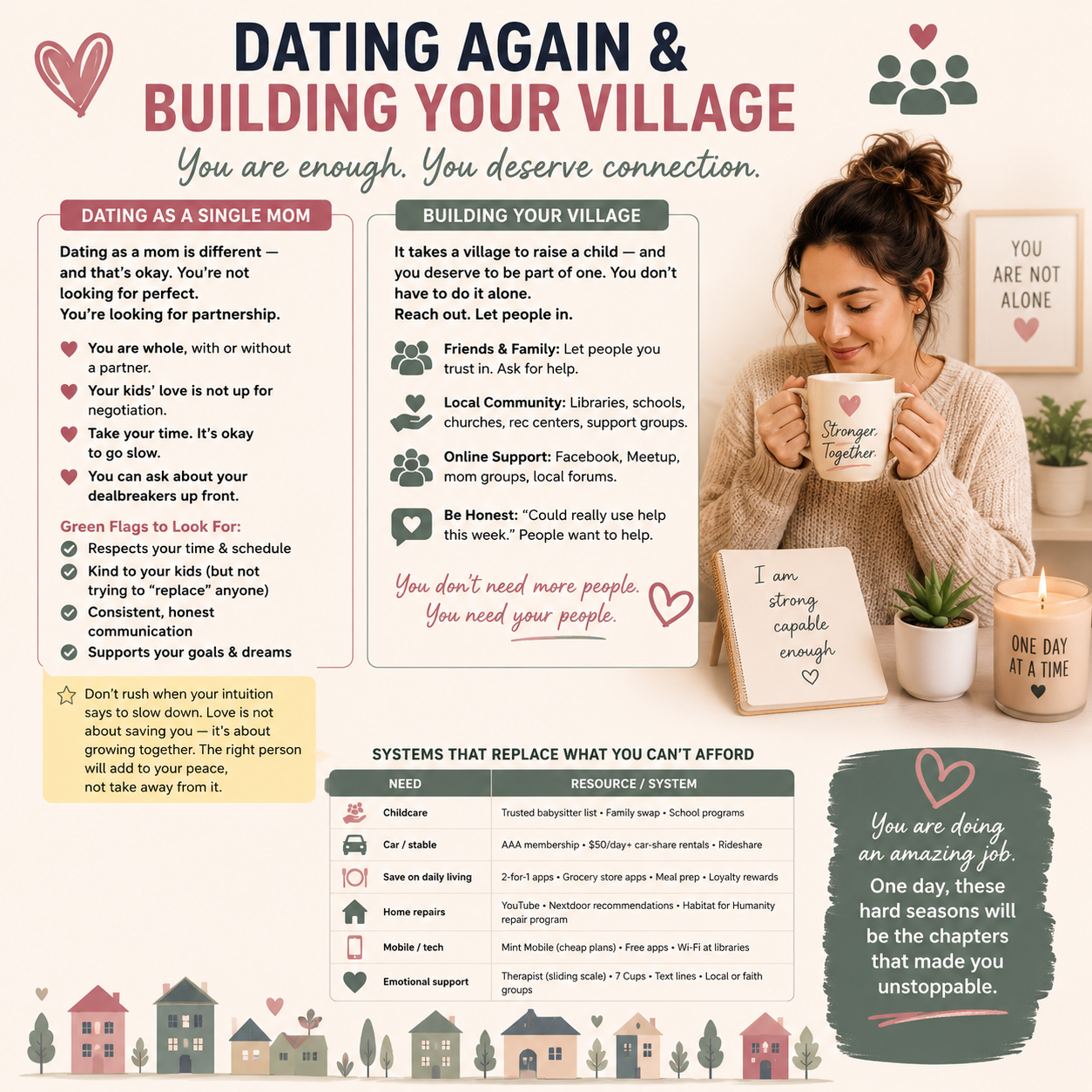 Dating again and building your village preview