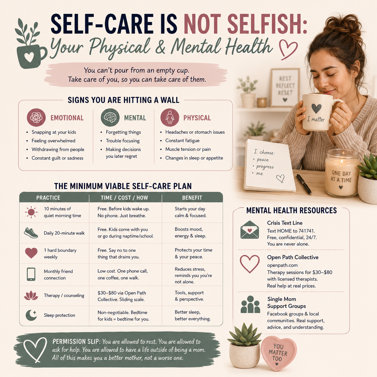 Self-care is not selfish preview